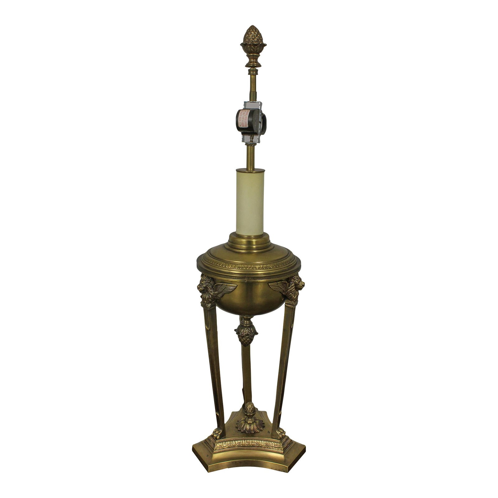Chapman French Empire Solid Brass Table Lamp C.1972 (1 of 10)