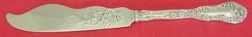 Dominick & Haff Number 10 Sterling Silver Fish Knife 7 3/4" Floral Design: Dominick & Haff Number 10 Sterling Silver Fish Knife 7 3/4" Floral Design This exquisite fish knife from Dominick & Haff showcases the elegant Number 10 pattern, crafted from high-quality sterling sil