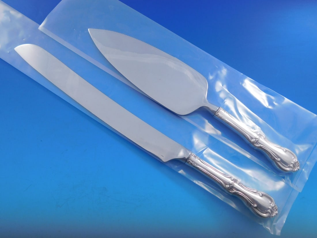 International Joan of Arc sterling silver cake knife server set (1 of 12)