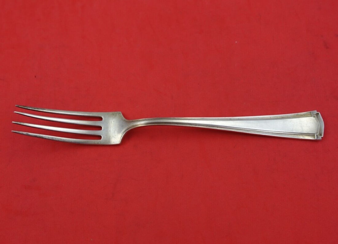Watson Wentworth Sterling Silver Dinner Fork 8 Inch Flatware: Watson Wentworth Sterling Silver Dinner Fork 8 Inch Flatware This exquisite sterling silver dinner fork is part of the Wentworth pattern by Watson, crafted between 1900 and 1940. Measuring 8 inches, t