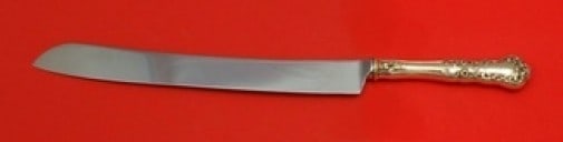 International Sterling Silver Pansy Wedding Cake Knife Custom Made (1 of 1)