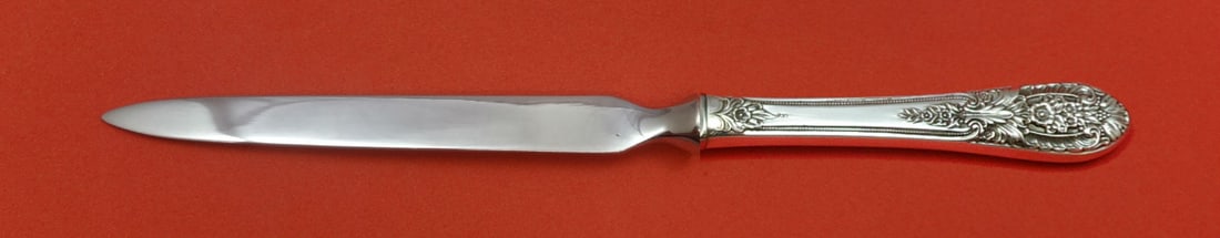 International Sterling Silver Letter Opener Crown Princess Custom Made 8 Inches: International Sterling Silver Letter Opener Crown Princess Custom Made 8 Inches This exquisite letter opener is crafted from high-quality sterling silver, featuring a hollow handle and a stainless ste