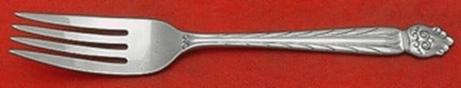 Sterling Silver Fork Intermezzo Pattern by National 7 Inch (1 of 2)