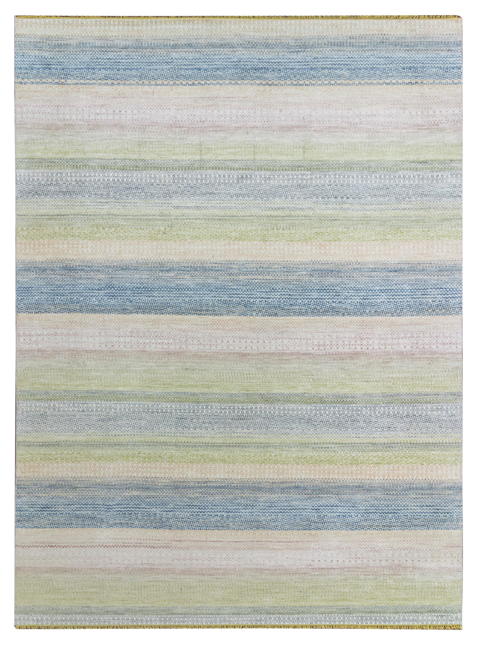 10' x 14' Contemporary Rainbow Grass Handcrafted Wool Area Rug: 10' x 14' Contemporary Rainbow Grass Handcrafted Wool Area Rug Free continental US Shipping Introducing the captivating 10' x 14' New Contemporary Rainbow Grass Handmade Wool Rug, an exquisite blend o