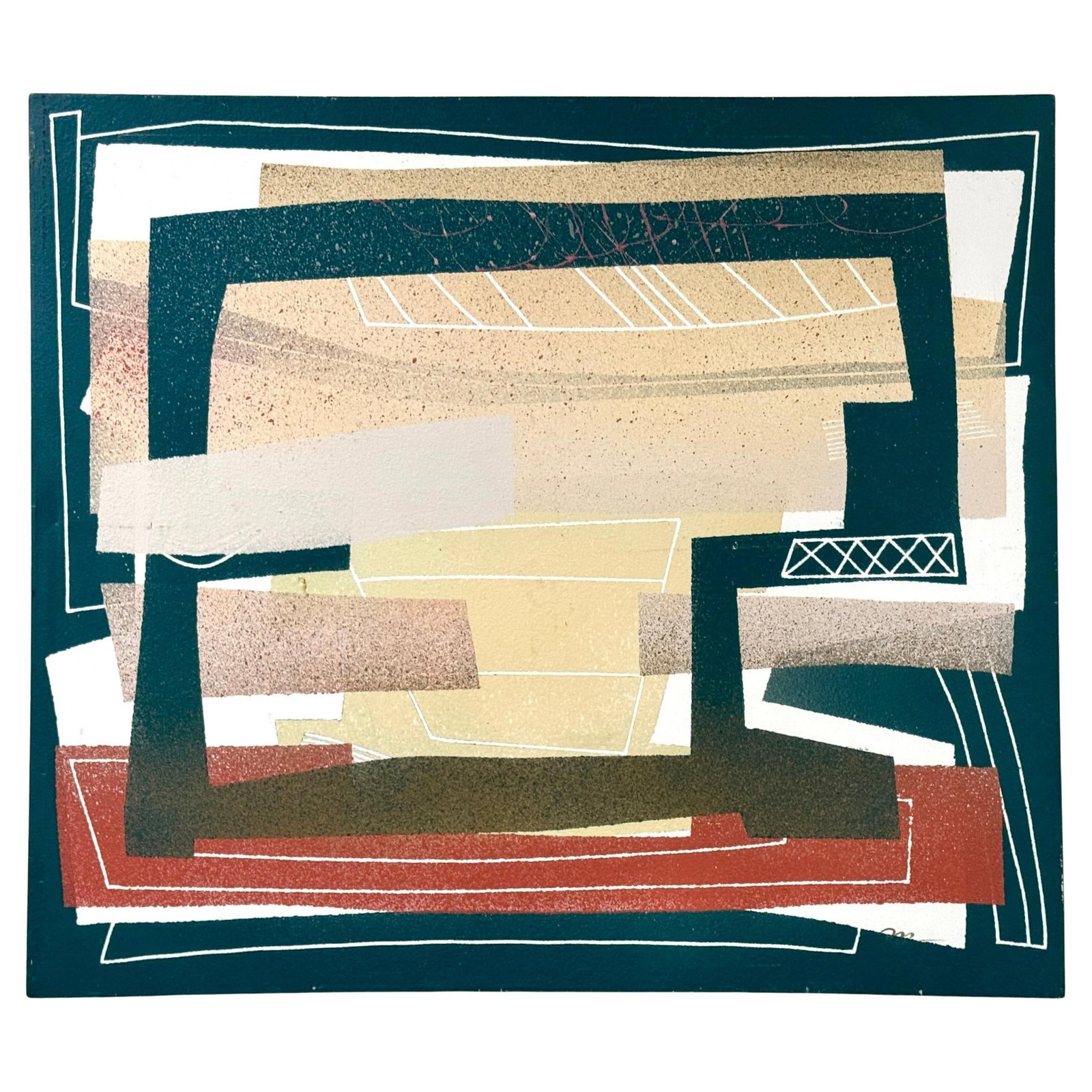 Patrick McCarthy 1986 Monumental Postmodern Abstract Oil on Canvas: Patrick McCarthy 1986 Monumental Postmodern Abstract Oil on Canvas This monumental post-modern abstract oil painting on canvas by Patrick McCarthy, created in 1986, showcases his bold and expressive s
