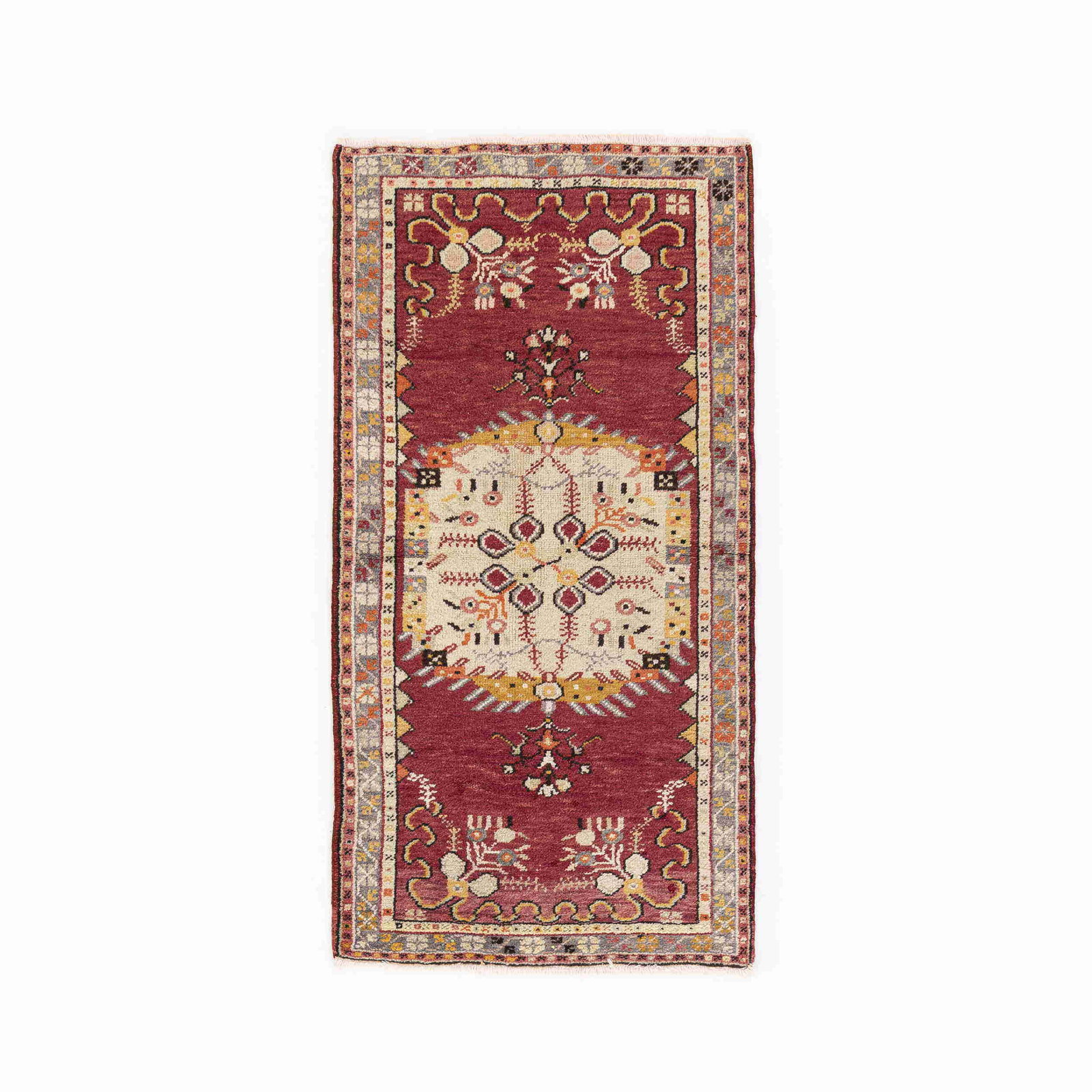 Authentic Handmade Anadol Wool Carpet 33.9 x 66.1 Double Knots (1 of 8)