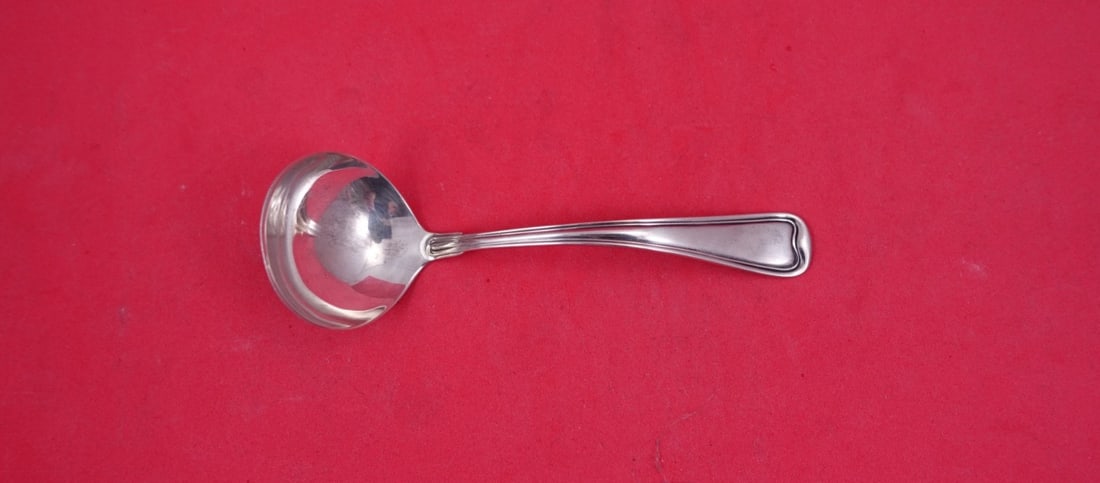 Gorham Old French Sterling Silver 5 Sauce Ladle: Gorham Old French Sterling Silver 5 Sauce Ladle This is a Gorham sterling silver sauce ladle in the Old French pattern. Measuring 5 inches in length, this elegant piece dates from 1900-1940 and featur