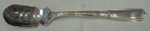 Wallace Renaissance Sterling Silver Horseradish Scoop 5.5 Inch Custom Serving Piece: Wallace Renaissance Sterling Silver Horseradish Scoop 5.5 Inch Custom Serving Piece This exquisite horseradish scoop is a custom piece from the Renaissance pattern by Wallace. Crafted from high-qualit
