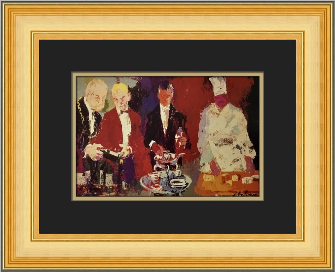 LeRoy Neiman Chef Ce Gros Bonnet Framed Print 1994 Expressionism (1 of 2)
