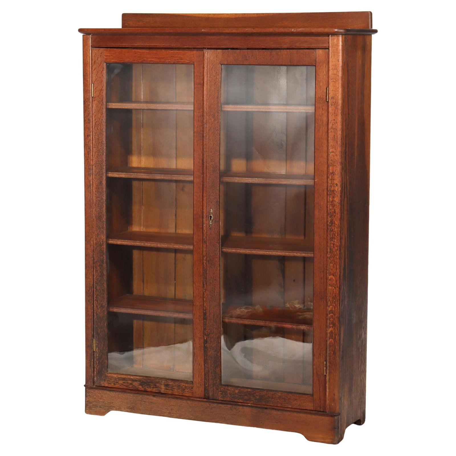 Early 20th Century Oak Bookcase with Two Glass Doors by Larkin (1 of 18)
