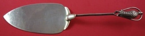 Sterling Silver Pie Server 9 7/8 Peapod Carl Poul Petersen Figural (1 of 1)