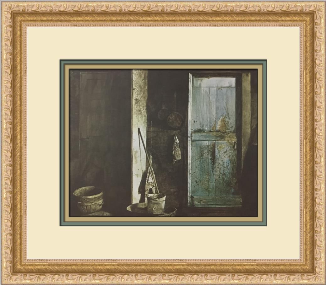 Andrew Wyeth Alvaro And Christina Custom Framed Lithograph Print (1 of 2)