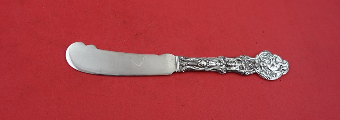 Gorham Versailles Sterling Silver Butter Spreader Rare 6.5 Inch Wide Knife (1 of 2)