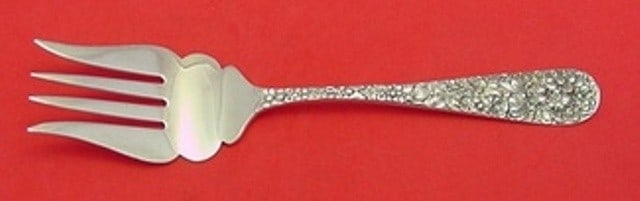 Stieff Rose Sterling Silver Cold Meat Fork 7.5 Inch Serving: Stieff Rose Sterling Silver Cold Meat Fork 7.5 Inch Serving This exquisite cold meat fork from the renowned Stieff brand features the elegant Rose pattern, a timeless design that showcases intricate f