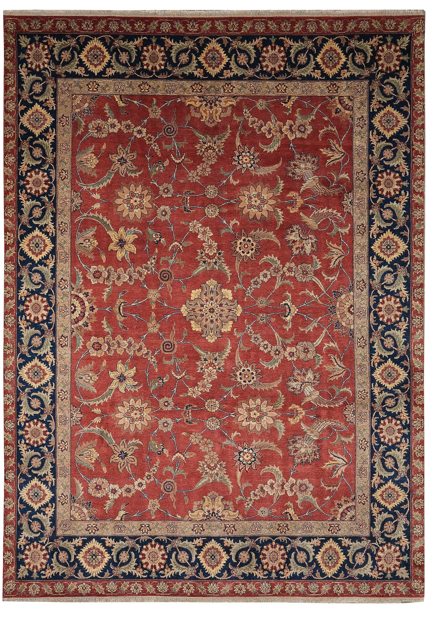 Hand-Knotted Jaipur Rug 8.7 x 11.8 ft Burgundy Black Premium Wool: Hand-Knotted Jaipur Rug 8.7 x 11.8 ft Burgundy Black Premium Wool Free continental US Shipping This hand-knotted Jaipur rug measures 8.7 x 11.8 feet and features a dramatic burgundy and black color pa