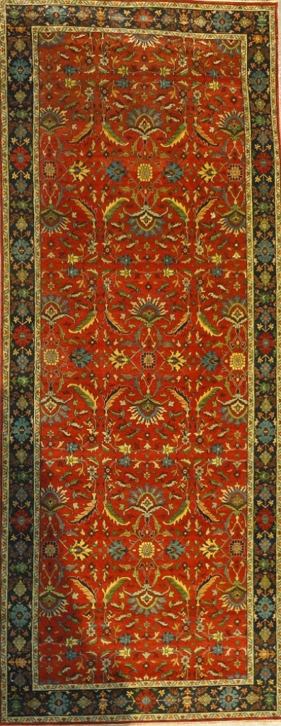 Rare 9 x 25 Handmade Wool Runner Rug Unique Artisan Craftsmanship: Rare 9 x 25 Handmade Wool Runner Rug Unique Artisan Craftsmanship Free continental US Shipping This handmade rug features a rare 9 x 25 foot size, making it an exceptional choice for long hallways, ga