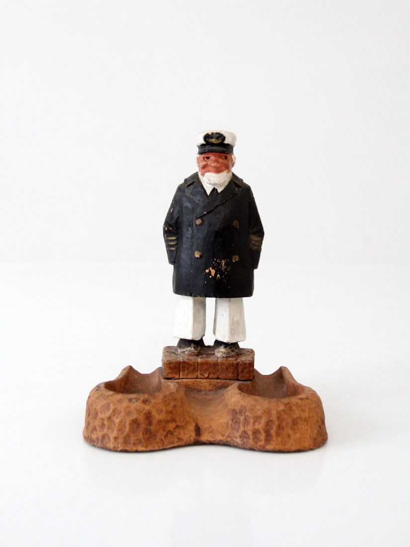 Sea Captain Pipe Rack Faux Burl Wood Base (1 of 10)