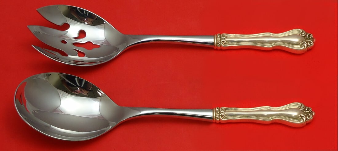 Westmorland Sterling Silver George and Martha Salad Serving Set 10.5" (1 of 3)