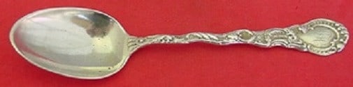 Durgin Louis XV Sterling Silver 6 Inch Teaspoon Monogrammed: Durgin Louis XV Sterling Silver 6 Inch Teaspoon Monogrammed A Louis XV by Durgin sterling silver teaspoon measuring 6 inches. It is monogrammed, with monos varying, and is in excellent pre-owned condi