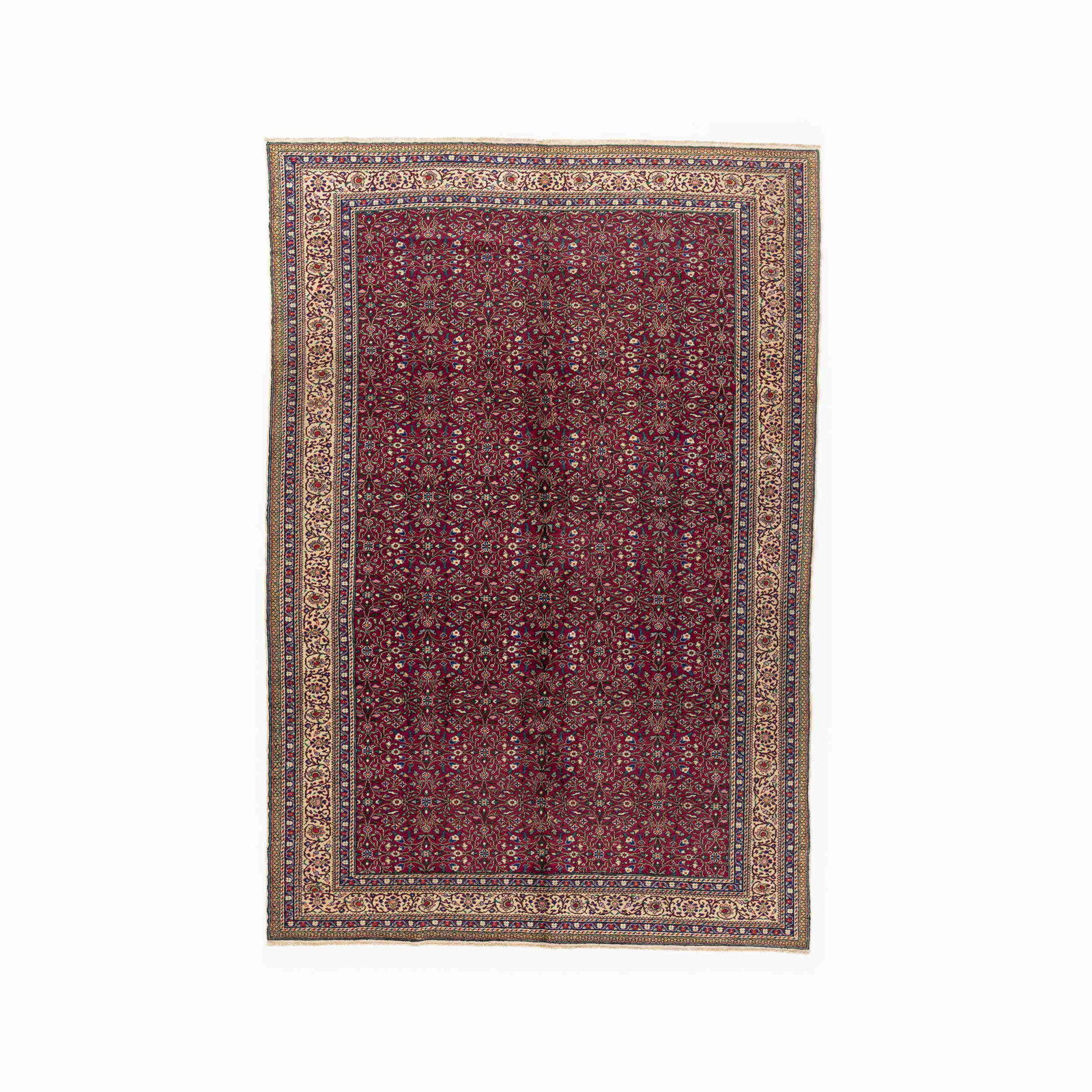 Authentic Handmade Kayseri Wool on Cotton Carpet 77.6 x 113.8: Authentic Handmade Kayseri Wool on Cotton Carpet 77.6 x 113.8 Experience the beauty of traditional craftsmanship with this authentic handmade Kayseri carpet. Skillfully woven from quality wool on a co