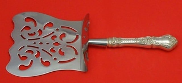 Gorham Henry II Sterling Silver Hooded Asparagus Server 9 1/2 Custom Made: Gorham Henry II Sterling Silver Hooded Asparagus Server 9 1/2 Custom Made A Gorham Henry II asparagus server in sterling silver with a hollow handle and stainless implement. This custom-made serving p