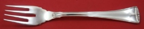 Greggio Fiesole Sterling Silver Salad Fish Fork 6 7/8 Unused: Greggio Fiesole Sterling Silver Salad Fish Fork 6 7/8 Unused Introducing the Fiesole by Greggio Sterling Silver Salad/Fish Fork, featuring a pristine design that exemplifies elegance and sophisticatio