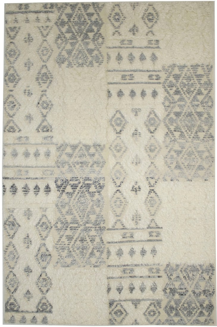 5' x 8' Wool Geometric Tribal Area Rug Hand-Knotted Modern Rectangular Carpet (1 of 12)