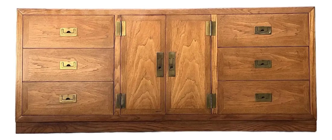 Dixie Act 2 brass and wood campaign dresser (1 of 10)