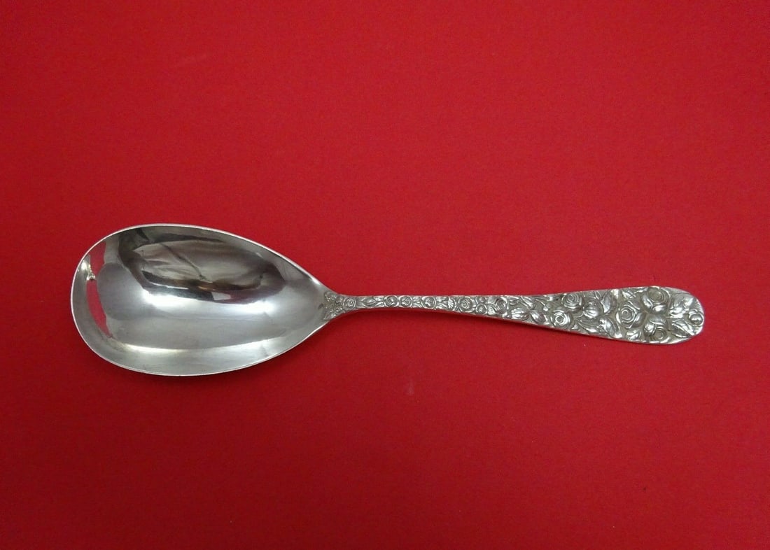 Schofield Baltimore Rose Sterling Silver 9 Inch Serving Spoon (1 of 1)