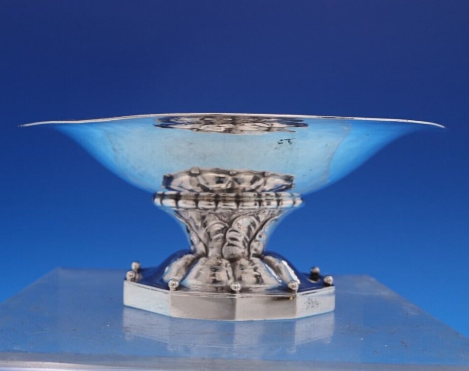 Georg Jensen Sterling Silver Compote Pattern 42B 3.4 ozt - 4