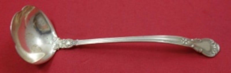Sterling Silver Mayonnaise Ladle 5.25 Inch Chantilly Pattern by Gorham: Sterling Silver Mayonnaise Ladle 5.25 Inch Chantilly Pattern by Gorham This Gorham Chantilly sterling silver mayonnaise ladle features the iconic Chantilly pattern and measures 5 1/4 inches in length.