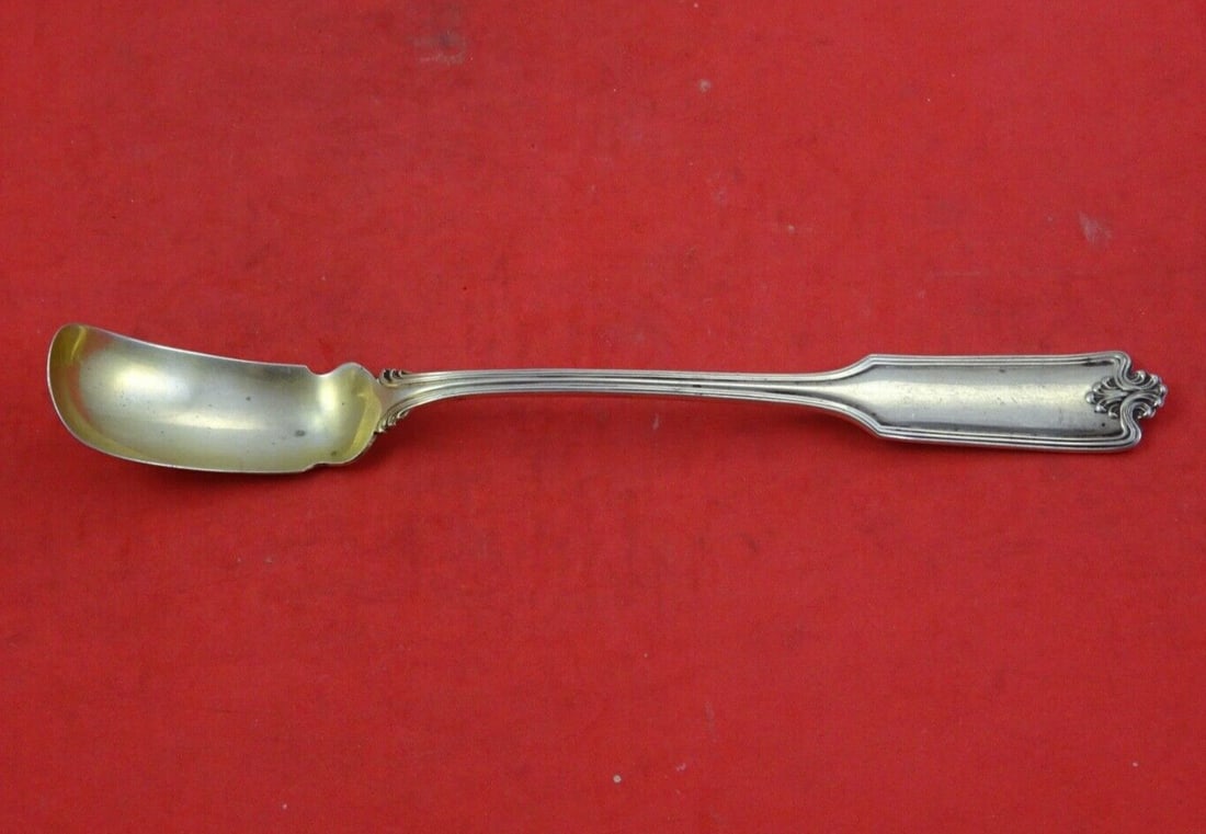 Mount Vernon George Washington Sterling Silver Horseradish Scoop 6 1/8" (1 of 2)