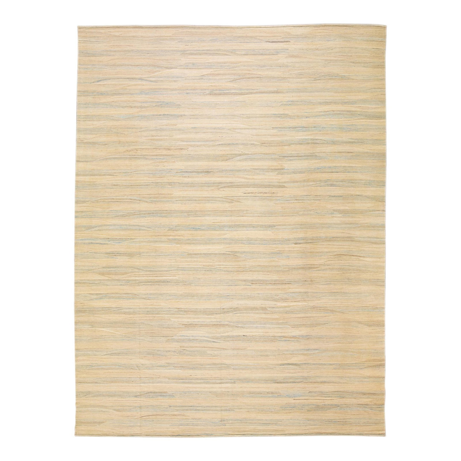 Oversized Beige Wool Kilim Rug Modern Abstract Design 14'3 x 19: Oversized Beige Wool Kilim Rug Modern Abstract Design 14'3 x 19 Elevate your space with this stunning oversized kilim handmade wool rug, featuring a sophisticated beige field complemented by striking 