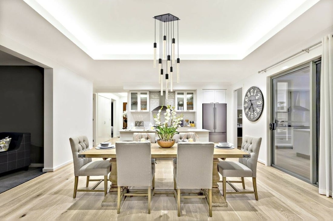 Weston 9 Light Black Crystal Pendant Chandelier 20 in (1 of 10)