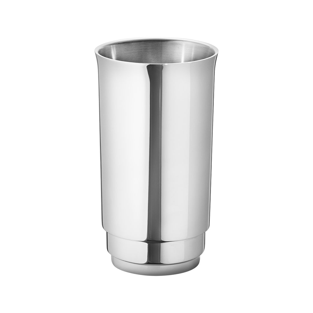 Georg Jensen Manhattan Mirror Polished Stainless Steel Wine Cooler Vintage NOS: Georg Jensen Manhattan Mirror Polished Stainless Steel Wine Cooler Vintage NOS Elevate your home entertaining with the Manhattan wine cooler by Georg Jensen, an exquisite piece that embodies the glamo