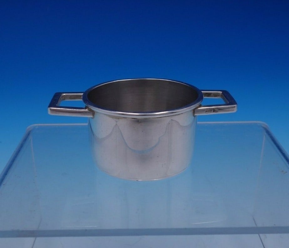 Olle Johanson Sterling Silver Toothpick Holder 1" Tall 2.16 ozt (1 of 5)