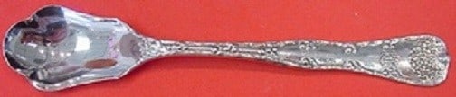 Tiffany & Co. Wave Edge Sterling Silver Relish Scoop 5 3/4" Custom