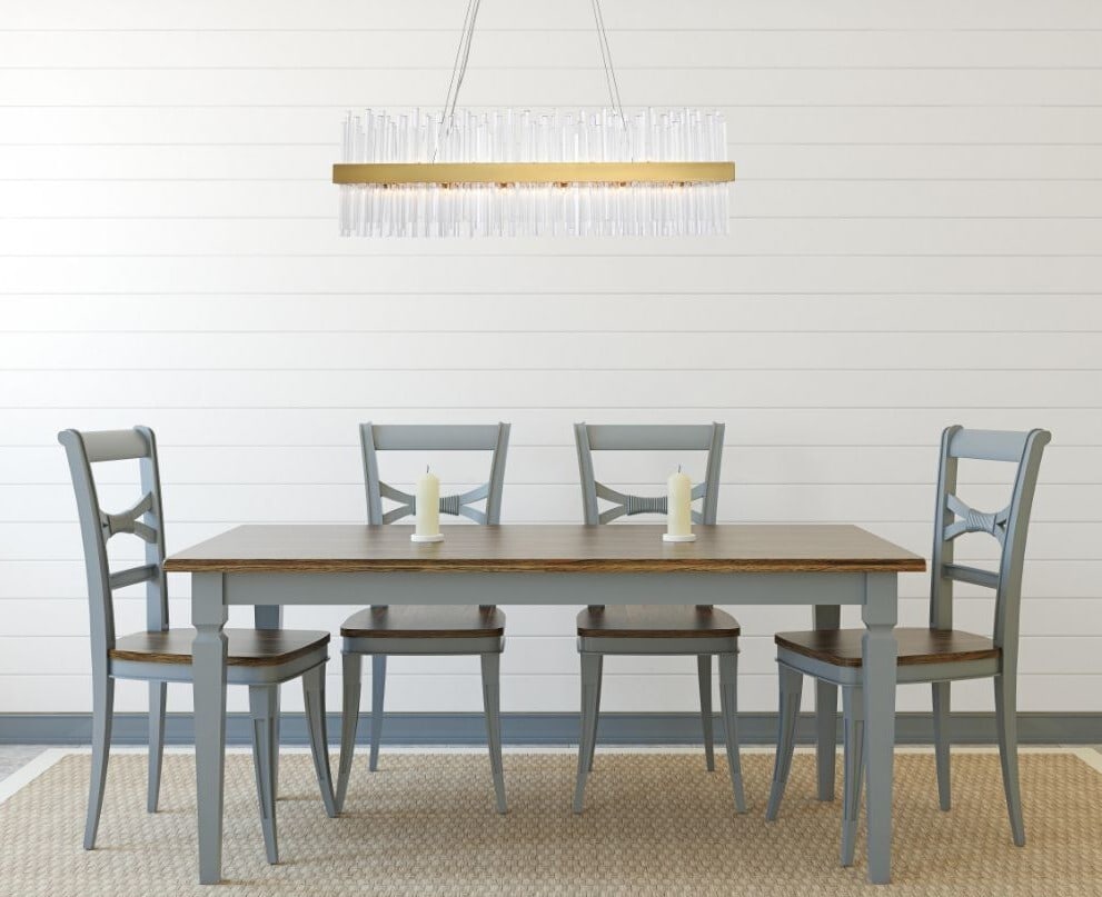 Dallas 24-Light Satin Gold Crystal Chandelier 42 in