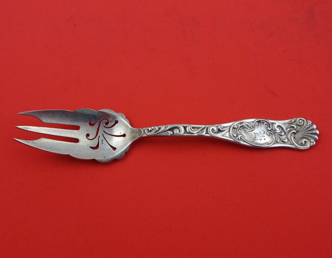Diane Towle Sterling Silver 3-Tine Pastry Fork 6 1/4" Heirloom