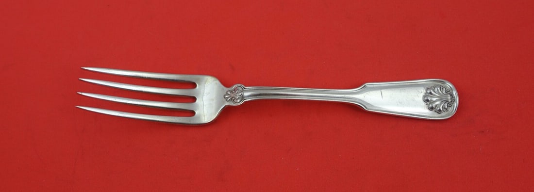 Tiffany & Co Shell and Thread Sterling Silver Fork 6 3/4 in
