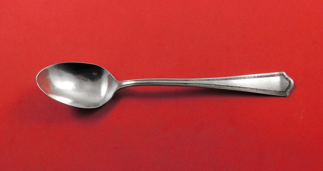 Sterling Silver Iced Tea Spoon Arcadia Pattern by SSMC-Saart 6 1/2"