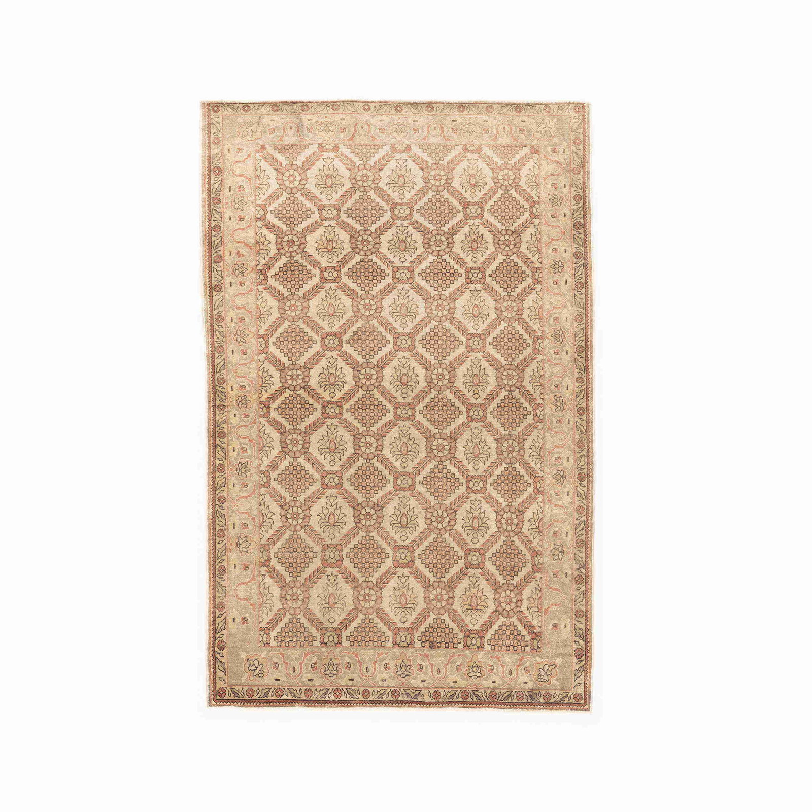 Authentic Handmade Anadol Wool Carpet 53.5 x 83.9 Inches