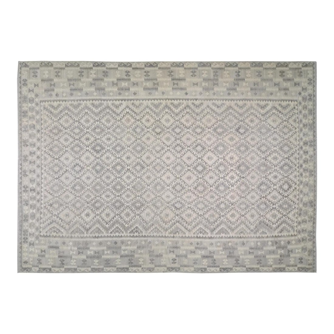 Modern Wool Flatweave Rug Inspired by Navajo Designs 11'5 x 16'5 (1 of 6)