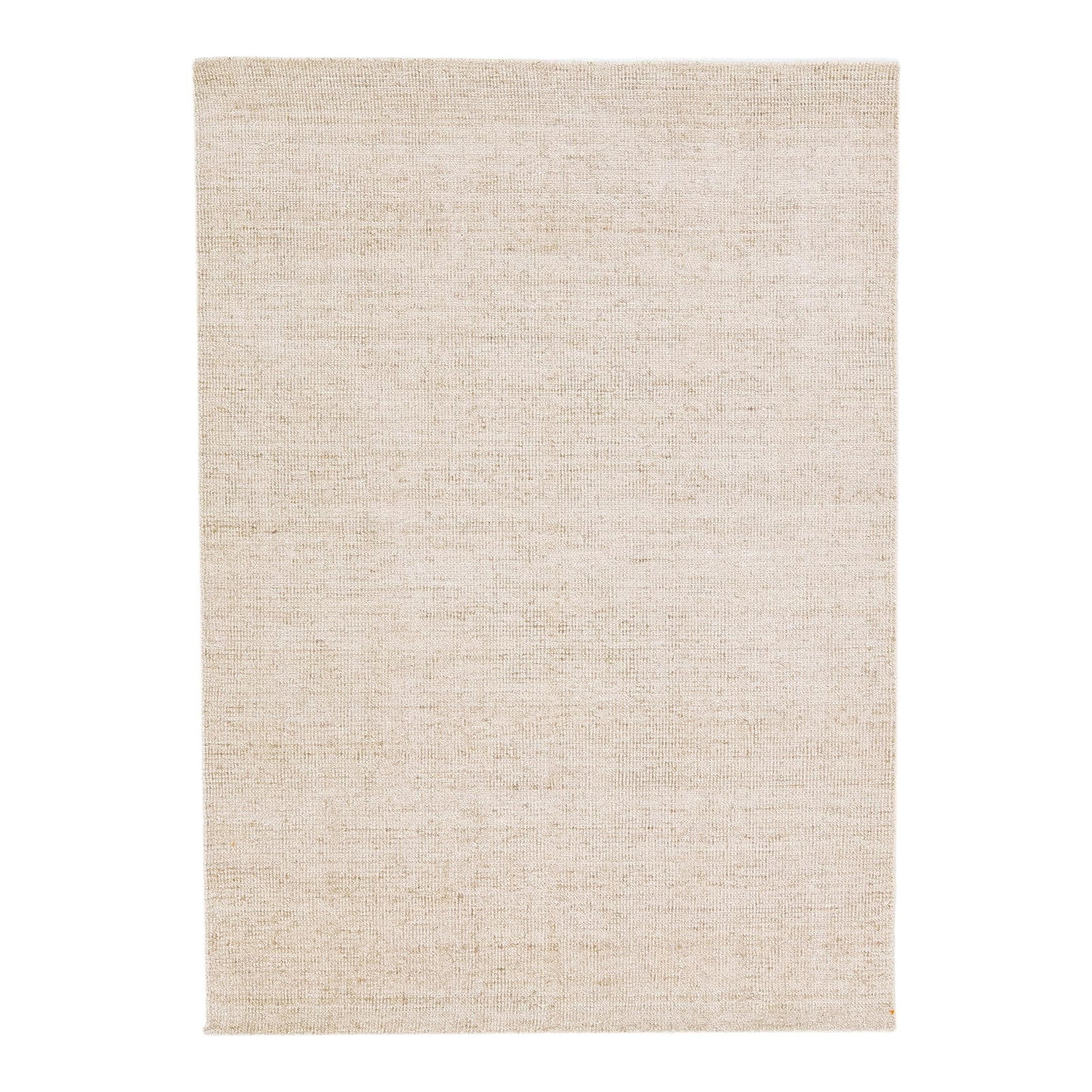 Handmade Modern Groove Collection Ivory Wool Rug 4 x 6 (1 of 5)