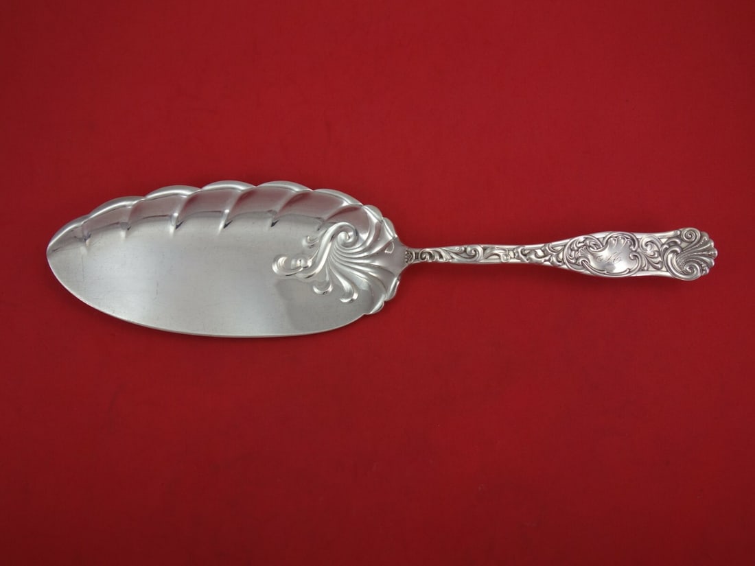 Towle Diane Sterling Silver Fish Server 11 3/4" Monogrammed (1 of 2)