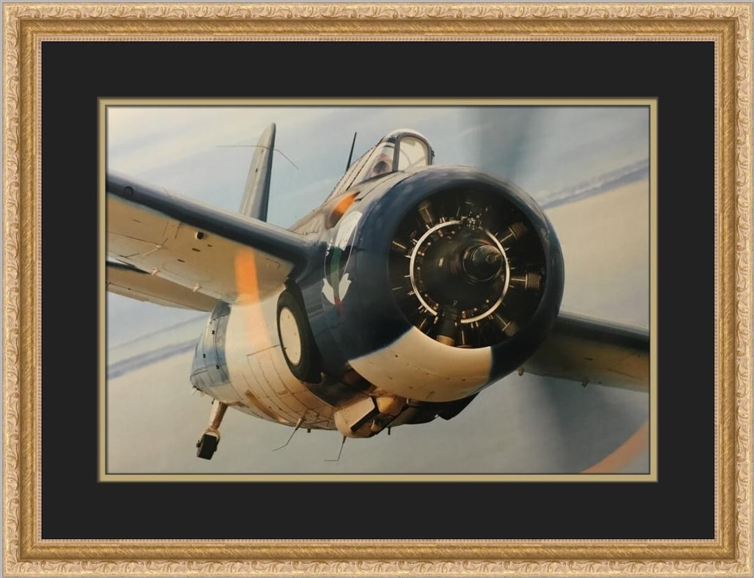 Grumman F4F GM FM-2 Wildcat Custom Framed Print by Philip Makanna (1 of 2)