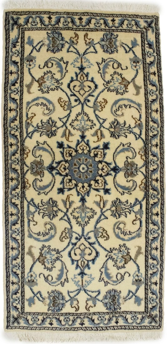 2'2 x 4'6 Hand-Knotted Wool Vintage Floral Area Rug for Entryway