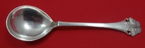 Frigast Butterfly Sterling Silver Sugar Spoon 5 3/4 Inch