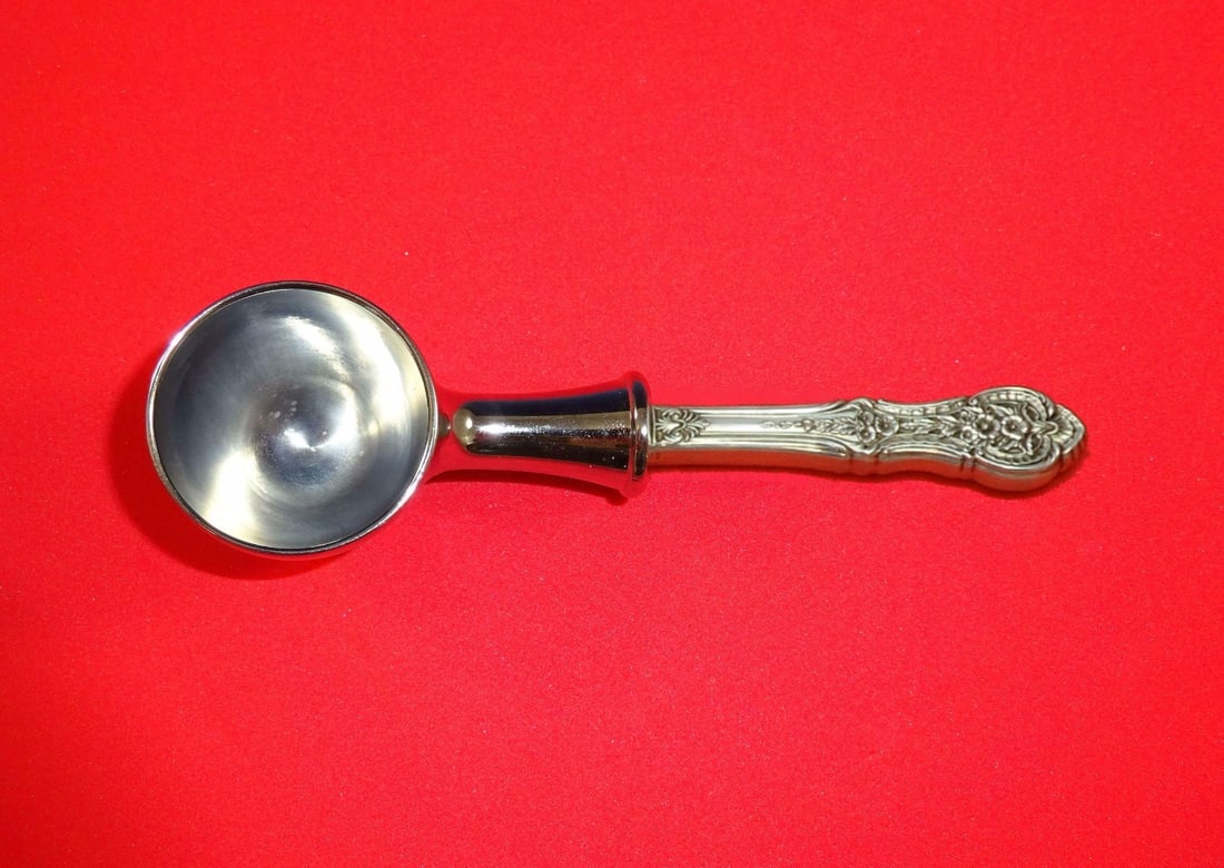 International Sterling Silver Springtime Coffee Scoop Custom 6"