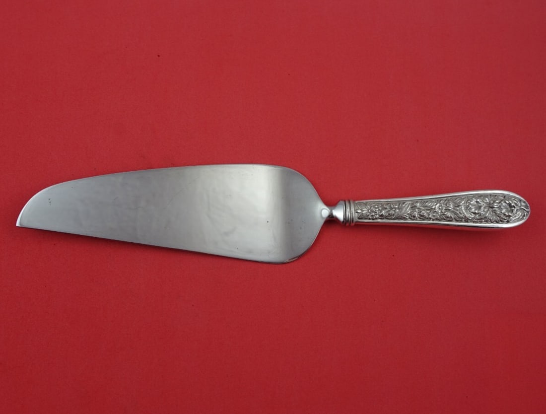 Stieff Corsage Sterling Silver Pie Server 10 1/4 Inch (1 of 3)
